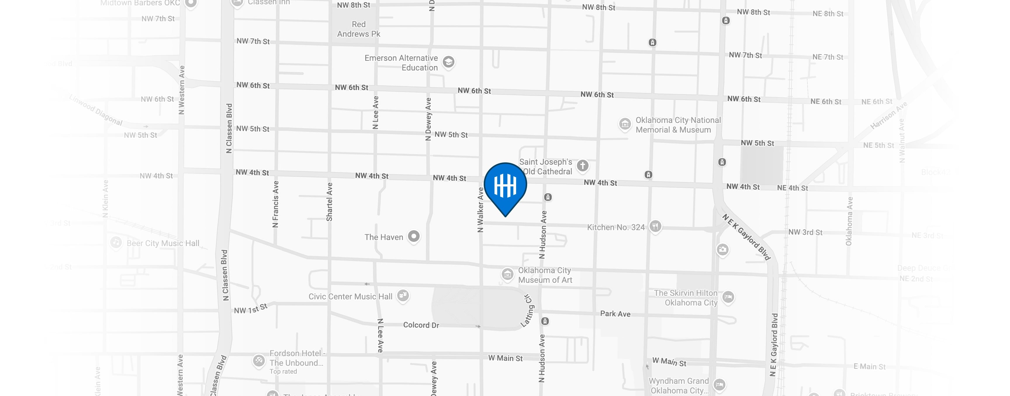 Hasbrook and Hasbrook Office Map