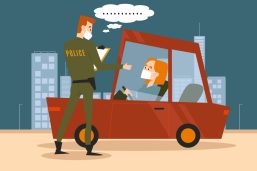 Let the officer do the talking