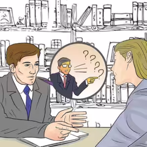 Lawyer and witness talking over each other