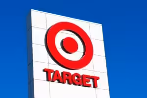 Target store sign with logo