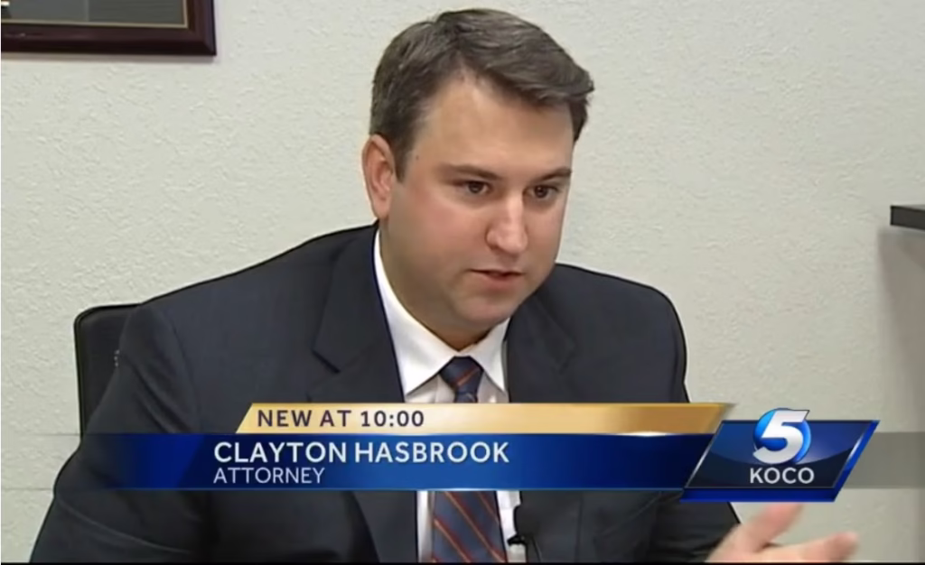 Attorney, Clay Hasbrook