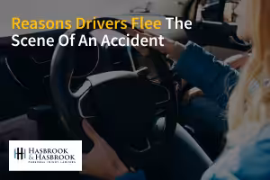 Reasons drivers flee the scene of an accident