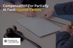 Compensation for partially at fault injured parties